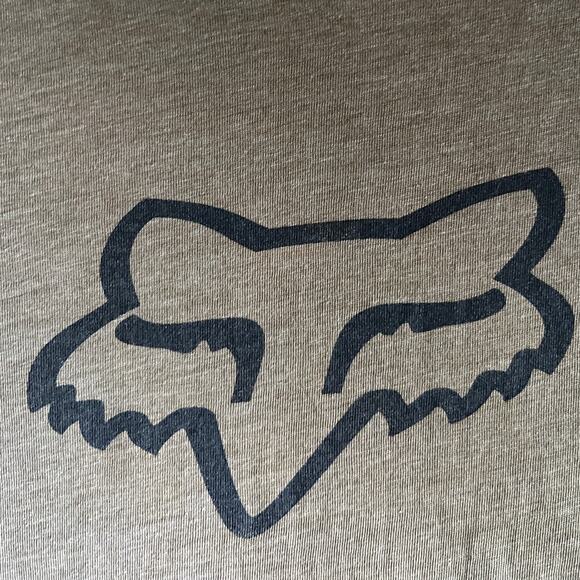 Fox Racing Men's MD Slim Fit Army Green Logo Graphic T-shirt - Picture 2 of 4